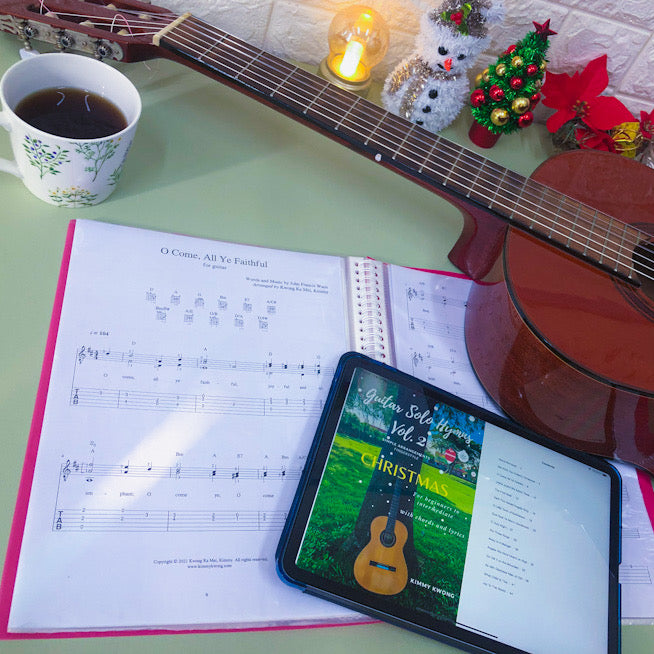 Guitar Solo Hymns eBook Vol.2 for Christmas - Is Available Now!