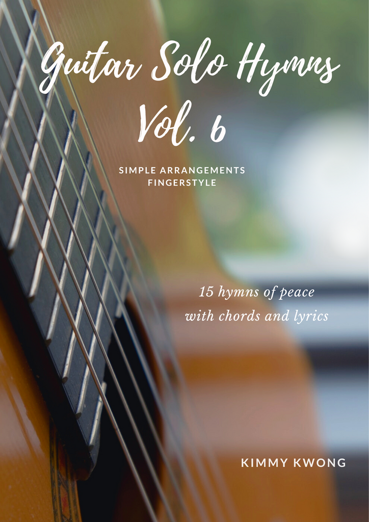 Guitar Solo Hymns Ebook Vol.6 is out now! :)