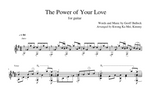 [Sheet] The Power Of Your Love (Hillsong Worship)