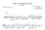 [Sheet] This is my Father's World