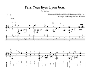 [Sheet+Tab] Turn Your Eyes Upon Jesus