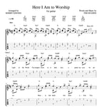[Sheet+Tab] Here I Am to Worship