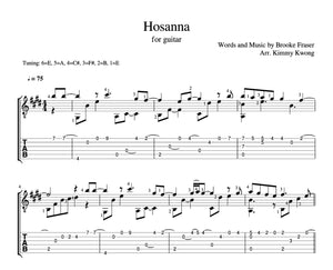 [Sheet+Tab] Hosanna (Hillsong Worship)