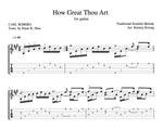 [Sheet+Tab] How Great Thou Art