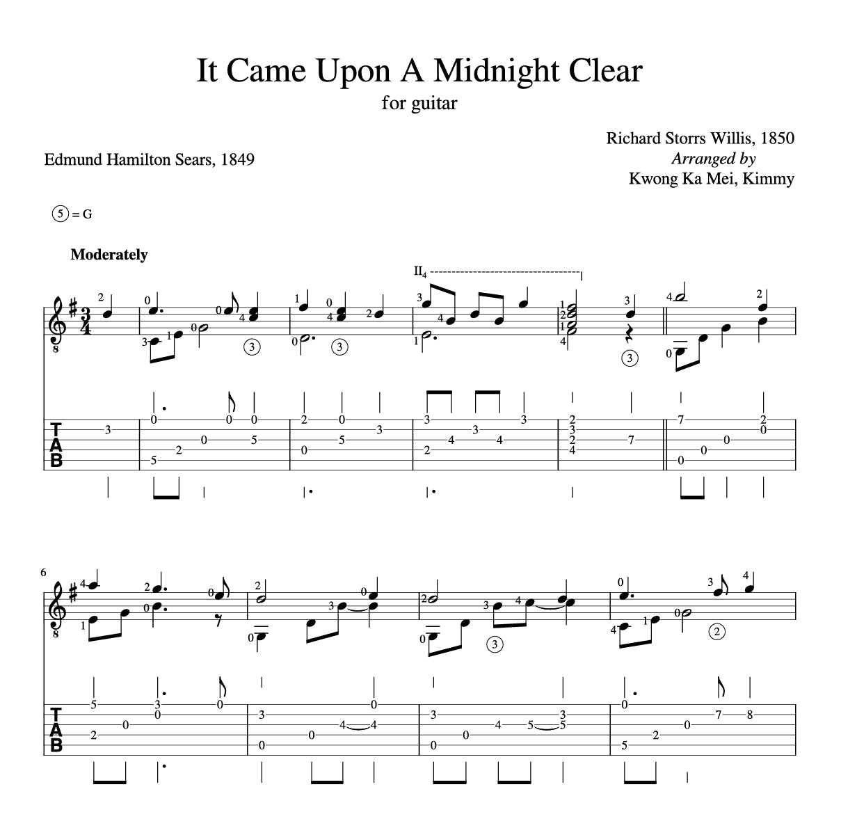 [Sheet＋Tab] It Came Upon A Midnight Clear