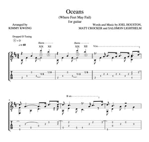 [Sheet+Tab] Oceans (Hillsong United)