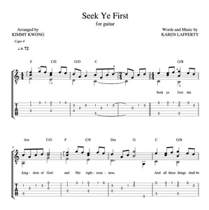 [Sheet+Tab] Seek Ye First